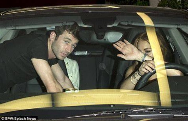 Lindsay Lohan and James Deen&nbsp;on the set of the film